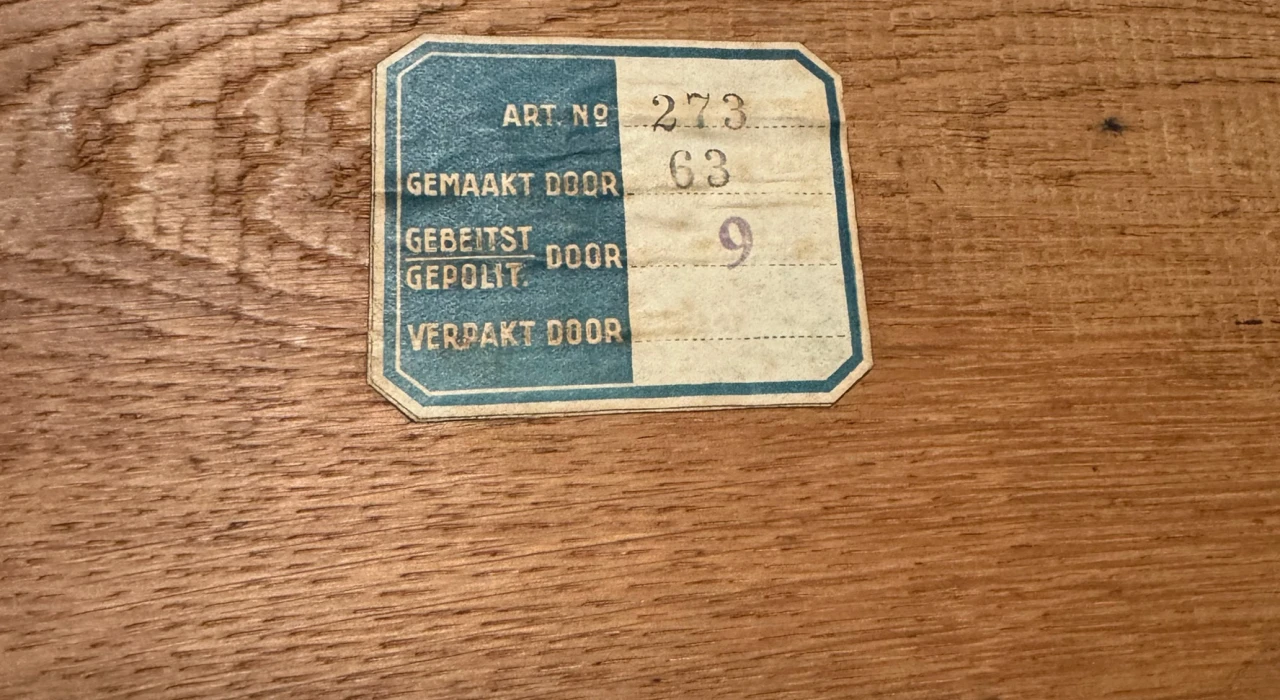 Art Deco Modernist Coat Rack by P.E.L. Izeren for De Genneper Molen, 1920s